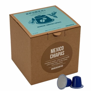 Bruberi specialty kávékapszula mexikó chiapas, - 50 db