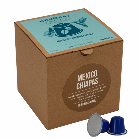 Bruberi specialty kávékapszula mexikó chiapas, - 50 db
