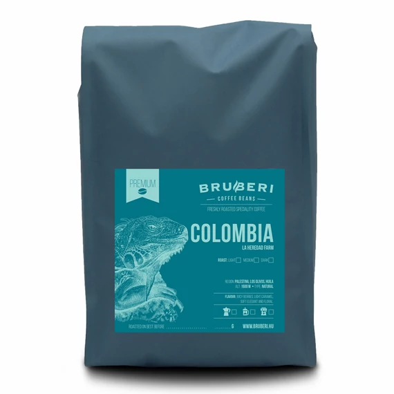 Bruberi szemes kávé Columbia prémium